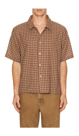 Rhythm - Cross Check Crop Shirt