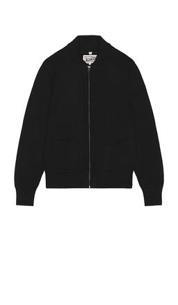 Schott - Zip Front Sweater