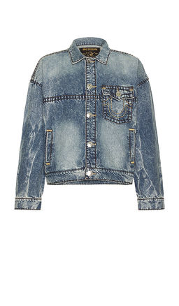 True Religion - Super T Cropped Denim Jacket