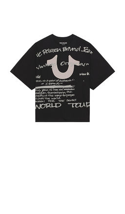 True Religion - Script Boxy Tee