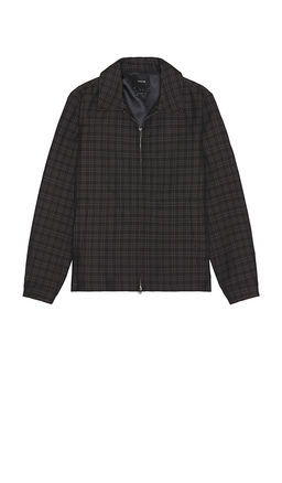 Vince - Plaid Zip Jacket