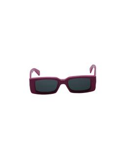 OFF-WHITE - Women Acetate Grey Lens Rectangle Full Rim Sunglasses -OERI01613007 (50)