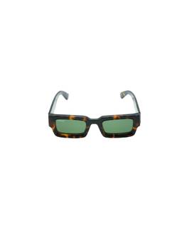 OFF-WHITE - Men Acetate Green Lens Rectangle Full Rim Sunglasses -OERI08916055 (50)