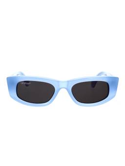 OFF-WHITE - Unisex Acetate Grey Lens Rectangle Full Rim Sunglasses -OERI09014007 (51)