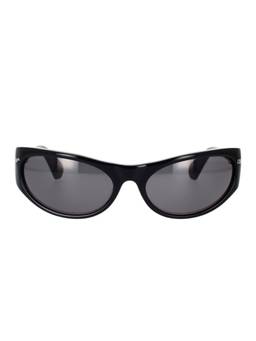 OFF-WHITE - Unisex Acetate Grey Lens Oval Full Rim Sunglasses -OERI09411007 (54)