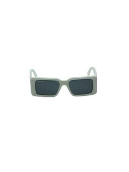 OFF-WHITE - Unisex Acetate Grey Lens Rectangle Full Rim Sunglasses -OERI09710107 (54)