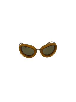 OFF-WHITE - Women Metal Grey Lens Oval Full Rim Sunglasses -OERI09912764 (52)