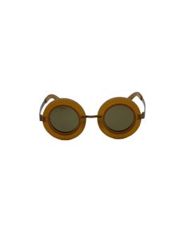 OFF-WHITE - Women Acetate Grey Lens Round Full Rim Sunglasses -OERI10012764 (41)