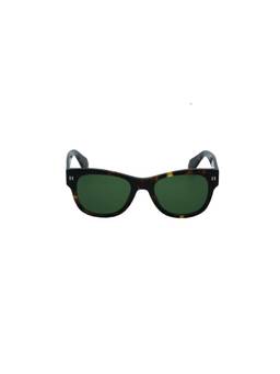 OFF-WHITE - Unisex Acetate Green Lens Square Full Rim Sunglasses -OERI10716055 (52)
