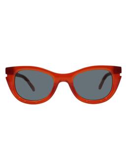 OFF-WHITE - Women Acetate Grey Lens Cat Eye Full Rim Sunglasses -OERI11212507 (50)
