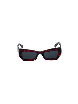 OFF-WHITE - Unisex Acetate Grey Lens Rectangle Full Rim Sunglasses -OERI13712907 (51)