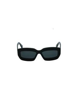OFF-WHITE - Unisex Acetate Grey Lens Rectangle Full Rim Sunglasses -OERI13811007 (54)