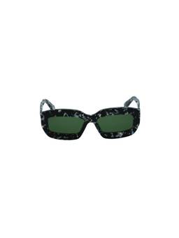 OFF-WHITE - Unisex Acetate Green Lens Rectangle Full Rim Sunglasses -OERI13811255 (54)