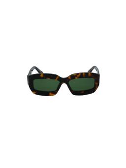OFF-WHITE - Unisex Acetate Green Lens Rectangle Full Rim Sunglasses -OERI13816055 (54)