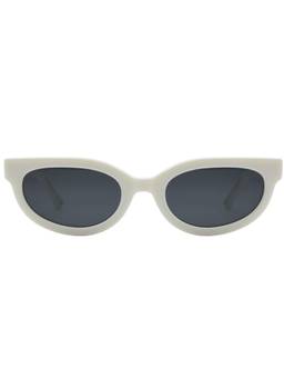 OFF-WHITE - Women Acetate Grey Lens Oval Full Rim Sunglasses -OERI13D10107 (53)