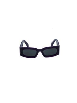 OFF-WHITE - Unisex Acetate Grey Lens Rectangle Full Rim Sunglasses -OERI14113707 (51)