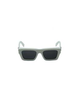 OFF-WHITE - Unisex Acetate Grey Lens Square Full Rim Sunglasses -OERI14510107 (52)