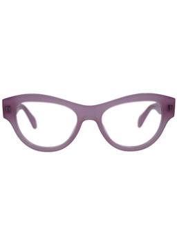 OFF-WHITE - Women Acetate Purple Oval Full Rim Eyewear Frame -OERJ07613000 (51)