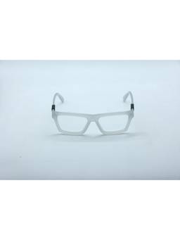 OFF-WHITE - Unisex Acetate Grey Rectangle Full Rim Eyewear Frame -OERJ07B10900 (55)