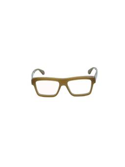 OFF-WHITE - Men Acetate Brown Square Full Rim Eyewear Frame -OERJ07H17400 (55)