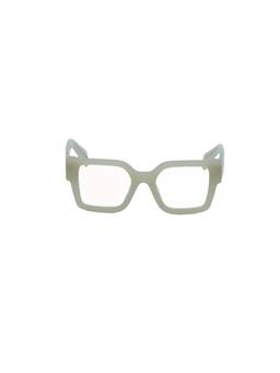 OFF-WHITE - Men Acetate Off White Square Full Rim Eyewear Frame -OERJ07R16100 (50)