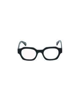 OFF-WHITE - Women Acetate Black Hexagon Full Rim Eyewear Frame -OERJ07Y11000 (49)