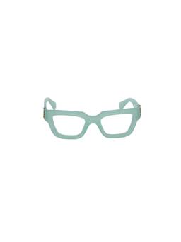 OFF-WHITE - Men Acetate Green Rectangle Full Rim Eyewear Frame -OERJ08E15300 (50)