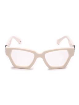 OFF-WHITE - Women Acetate White Cat Eye Full Rim Eyewear Frame -OERJ08F10100 (51)