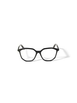 OFF-WHITE - Unisex Acetate Black Irregular Full Rim Eyewear Frame -OW5025100054 (54)