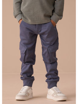 ANGEL & ROCKET - Boys Slim Fit Jude Smart Blue Joggers