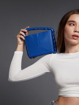 Haute Sauce - Women's Leather Structured Sling Bag