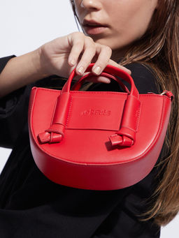 Haute Sauce - Women's The Ville Sling Bag with Detachable Strap - Venetian Red