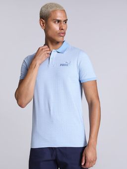 Puma - Men's Jacquad Mens Blue T-shirt