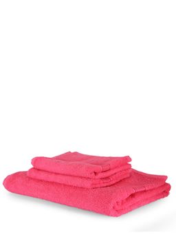 KOPA - 3Pc Quick Dry 100% Cotton Soft Terry Towel -1Pc Bath, 2Pc Hand D'Ross Solid