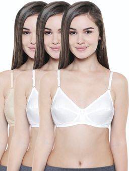 Bodycare - Skin & White Premium Non Padded 3Pcs Bra Combo