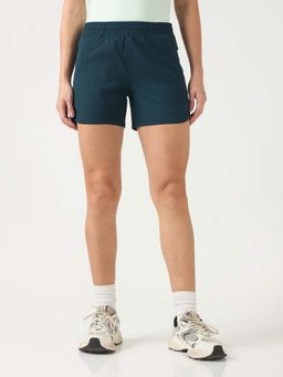 Technosport - Green Solid Regular Shorts