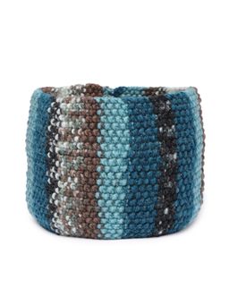 Magic Needles - Women Blue Brown Self-Design Headband