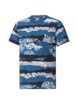 Puma - Alpha Aop Boys Blue T-shirts