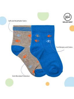 Cloth Bites - Blue Floral Regular Denim Dress