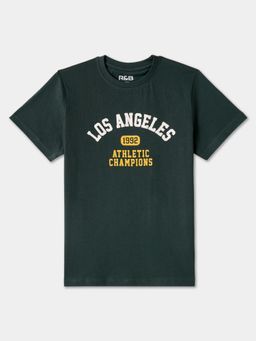 R&B - Green Typography Regular T-Shirt