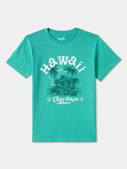 R&B - Green Graphic Regular T-Shirt