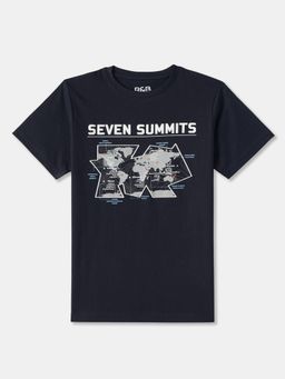 R&B - Navy Blue Graphic Regular T-Shirt