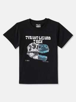 R&B - Black Graphic Regular T-Shirt