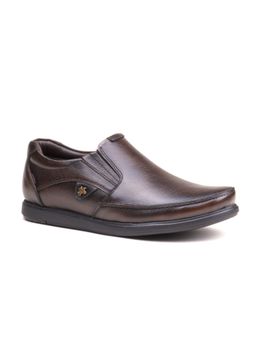 BUCKAROO - Gravon Full Grain Natural Leather Brown Loafers for Men