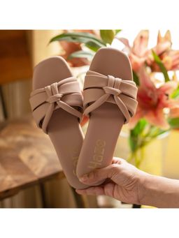 Coral Haze - Nude Gigi Flats for Women