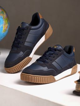 Cantabil - Navy Blue Cantabil Casual Sneakers Shoes for Men