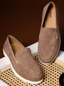 Cantabil - Brown Cantabil Casual Loafers Shoes for Men