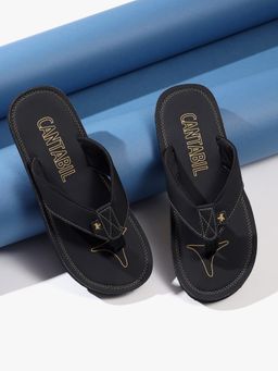 Cantabil - Black Cantabil Casual Flipflop for Men