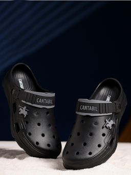 Cantabil - Black Cantabil Casual Clogs for Men