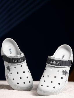 Cantabil - Grey Cantabil Casual Clogs for Men
